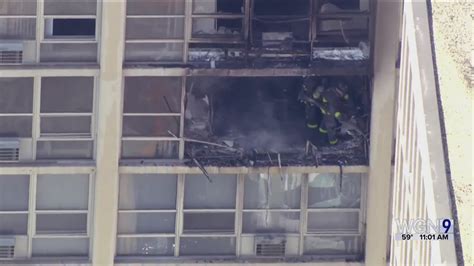 South Shore high-rise apartment building catches fire